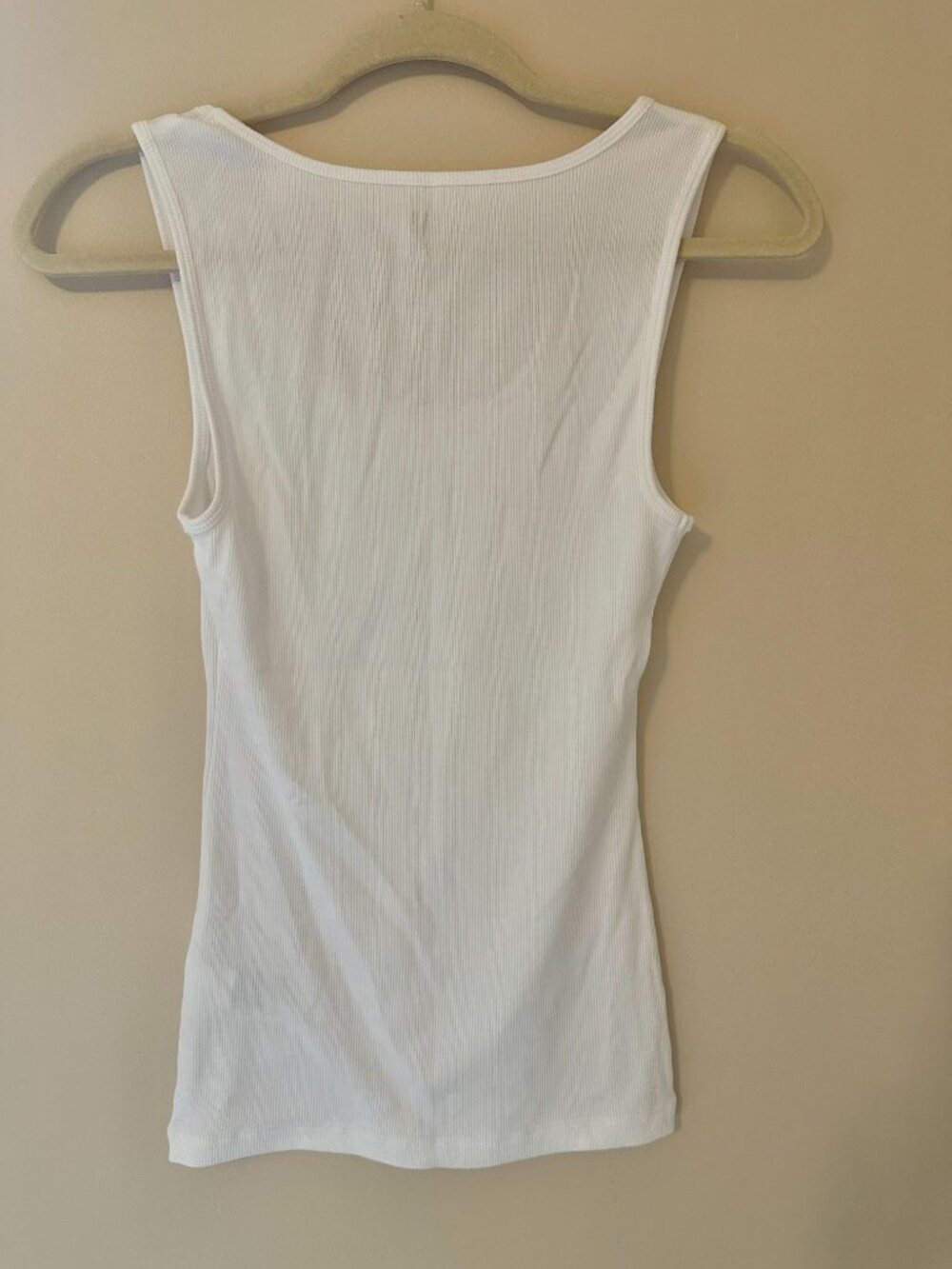 GAP Factory White Rib Tank Top - Picture 3 of 3